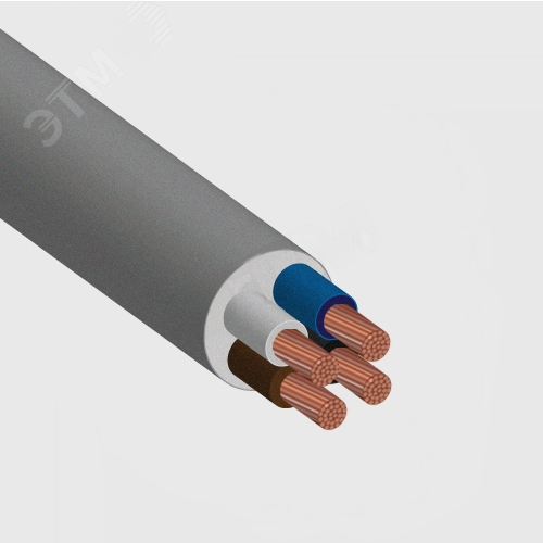 Провод ПВС 3х2,5+1х2,5