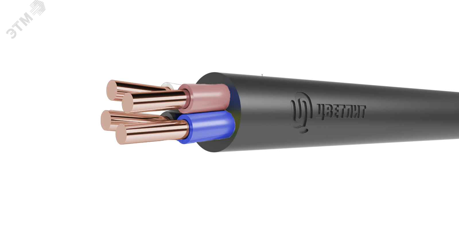 Кабель силовой ВВГнг(А)-LS 4х2,5ок(N)-0,66  (100 м) ТРТС